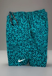 Nike Dri-FIT Stride Shorts Men’s S Teal 7" Brief Lined Running Reflective EUC - Picture 1 of 9