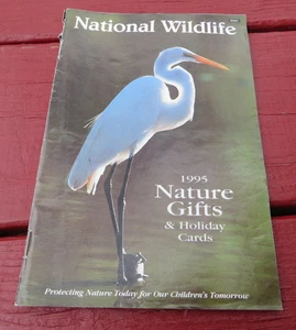1995 National Wildlife nature gifts holiday cards catalog - Imagen 1 de 5