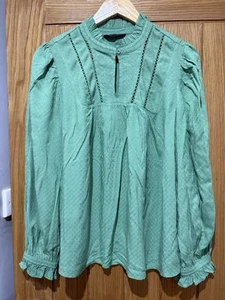 Marks And Spencer’s Collection Long Sleeve Blouse Size 10 - Picture 1 of 7