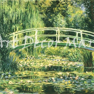 Waterlily Pond Monet - - CANVAS OR PRINT WALL ART - Picture 1 of 1