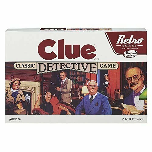 Clue Retro Series 1986 Edition Game Classic Detective Family Board Game - Image 1 of 1