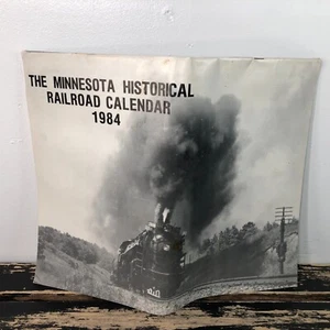 The Minnesota Rail Calendar 1984 Trains Vintage Acceptable Condition No Staples - Picture 1 of 21