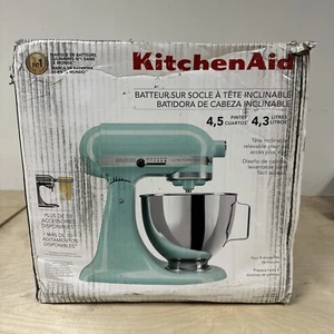 kitchenaid mixer 4.5 quart tilt-head Ultra Power Plus *Ice Blue* Damaged Box - Picture 1 of 5