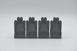 LEGO 4 x Fels Stein neues dunkelgrau Dark Bluish Gray Rock Panel 2x4x6 47847 - Bild 1 von 3