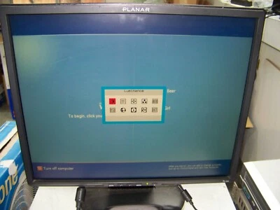 Planar PL1900 19" LCD Monitor w/ Stand, VGA Cable & New Power Supply - Image 1 of 4