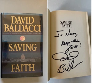 David Baldacci, Saving Faith, Signed, 1st Edition, 1st Printing, Hardcover 1999 - Picture 1 of 11