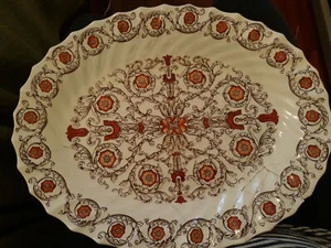 Copeland Spode Great Britain Sorrento 15" Oval Platter BROKEN and Glued  - Picture 1 of 11