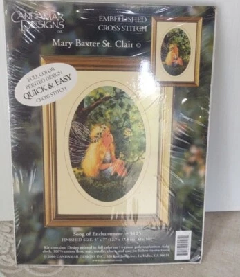 童话十字绣套件 Mary Baxter St. Clair 5X7 计数 全新 — 第 1/4 张图片