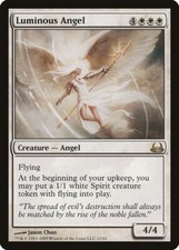 Luminous Angel Divine vs. Demonic PLD White Rare MAGIC MTG CARD ABUGames