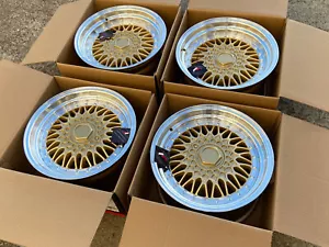 7.5j + 8.5j RETRO JR Wheels JR9 17-inch 5x112 VW Mercedes W124 SEC W123 W126 - Picture 1 of 12