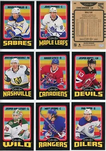 U PICK LOT 2024-25 24-25 O-Pee-Chee OPC Retro Black Parallel AS RC /100 Karten - Bild 1 von 1