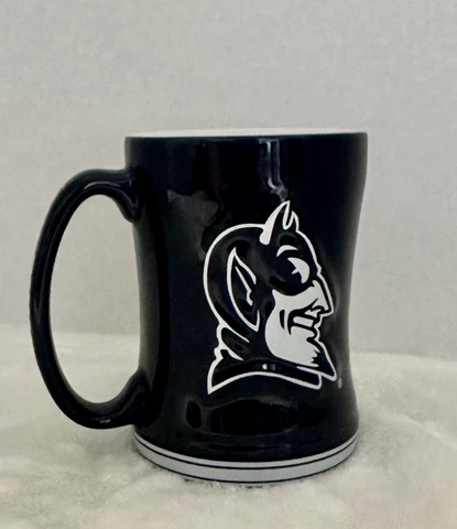 Duke Blue Devils 14oz Sculpted Relief Coffee Mug NCAA Cover
