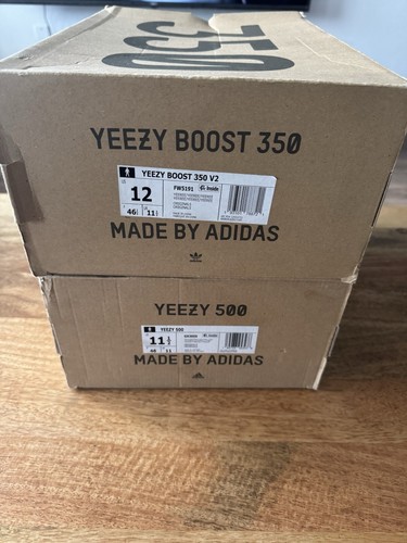 Scatole vuote Yeezy