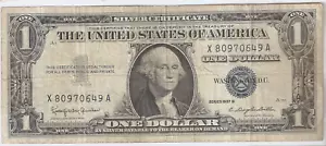 USA $ 1 1957 B Silver Certificate - Picture 1 of 2