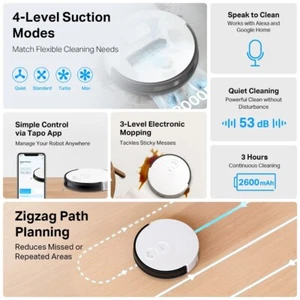 Robot aspirapolvere Tapo TP-Link RV10 Robot Vacuum lavapavimenti - Foto 1 di 4