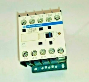 Telemecanique, LP4K0610BW3, contactor de 15 amperios, bobina de 24 VDC, 3 postes NC 1 SIN poste - Imagen 1 de 2