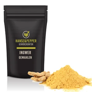 250g Ingwer Pulver gemahlen auch für Ingwertee Premium Gourmet Qualität - Bild 1 von 2