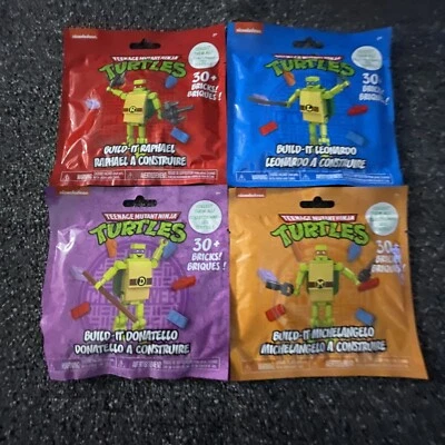 Figura Tortugas Ninja Adolescentes Mutantes TMNT Leonardo Rafael Donatello Miguel Ángel Foto 1 de 4