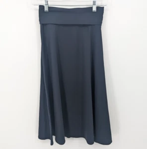 Patagonia Skirt Womens Small Black Pull On Stretch Midi A Line Gorpcore Outdoors - Picture 1 of 9