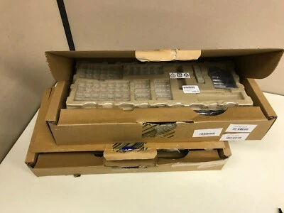 LOT of 2 NEW Toshiba IBM 7431120 POS Keyboard w/ 45U0038 Cable - Image 1 of 2