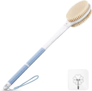 Body Shower Brush Back Scrubber: Anti Slip Long Handle Bath Brush with Stiff and - Picture 1 of 8