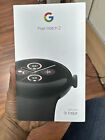 Google Pixel Watch 2 41Mm Matte Black Aluminum Case With Obsidian Black Silicone