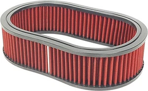 12" x 7.5" x 3" Oval Washable Air Cleaner Element Replacement Filter Flow Red - Bild 1 von 3