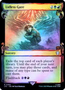 MTG FOIL Vitrina Mirada Sin Tapa Lámina de Plata - El Señor de los Anillos Comandante - Imagen 1 de 1