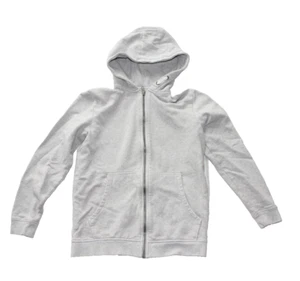 Marks and Spencer Boys Hooded Zipper Top 11-12 Years - Grey - Picture 1 of 1