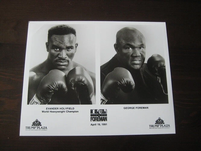 1990 年代促销黑白光泽拳击照片-全新 — 第 1/1 张图片