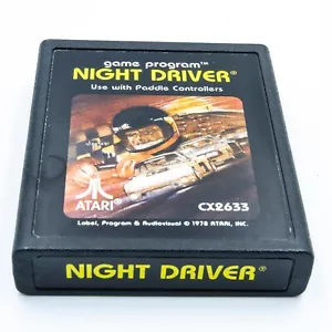 Night Driver Atari 2600 | Cartridge Only | Picture Variant | Tested & Working - Picture 1 of 2