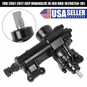 For 2007-2017 Jeep Wrangler Power Steering Gear Box Right Hand Drive 18200750101 - Foto 1 di 12