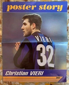 Poster Story Goals Christian VIERI Inter Lazio Italia Juventus Torino Ravenna - Imagen 1 de 3
