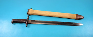 WWI U.S. Model 1905 S.A. Springfield Bayonet Knife + Scabbard c. 1919  K-30