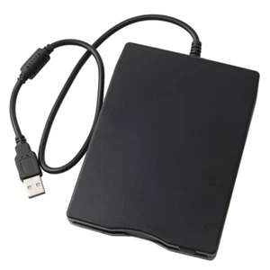 1.44 MB 3.5" USB External Drive Portable Floppy Disk Drive Diskette FDD for PC - Photo 1/11