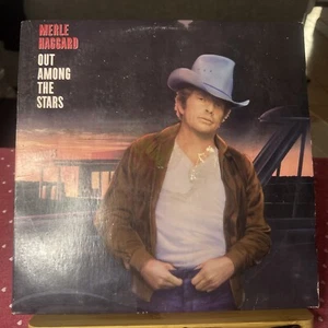 Merle Haggard - Out Among The Stars Vinyl LP, Epic Records, 1986, - Picture 1 of 3