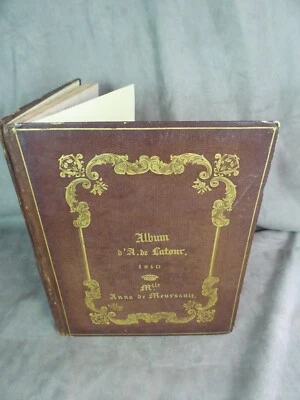 MUSIQUE d'ARISTIDE DE LATOUR. 1840. Album de Melle Anna de MURSEAULT. - Photo 1/4