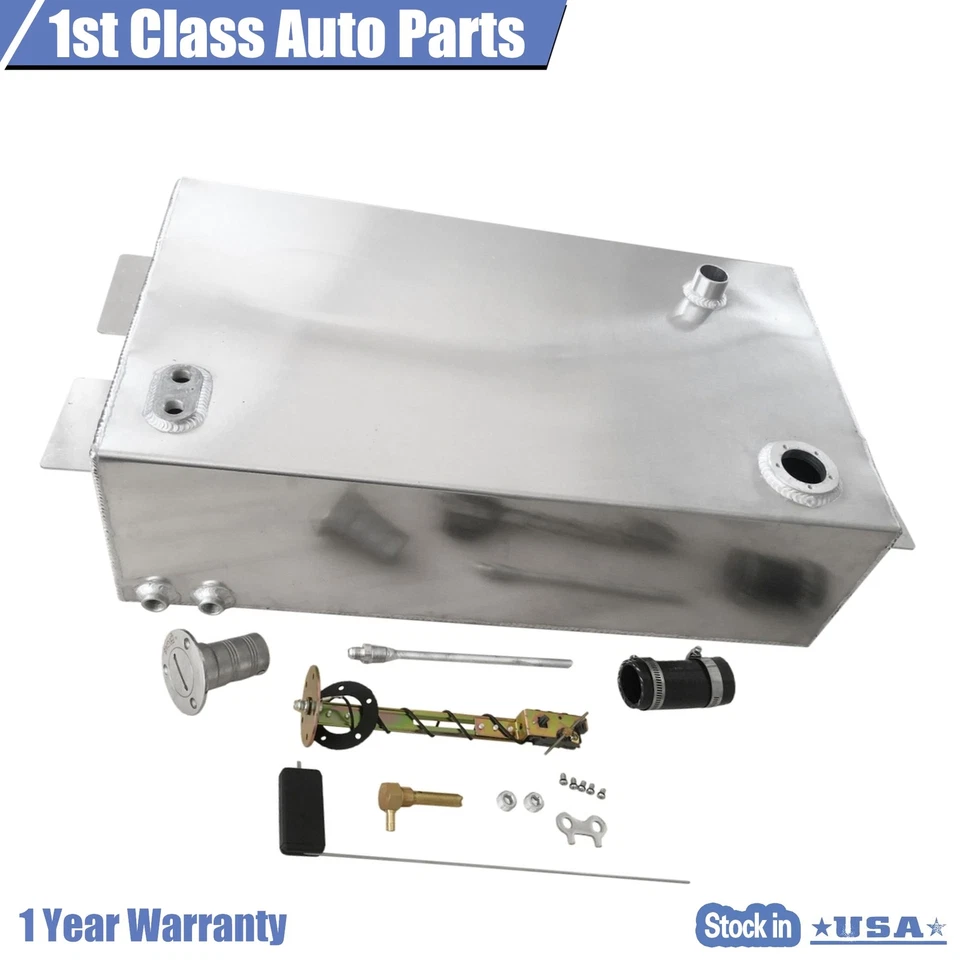 Aluminum Fuel Tank W/ 0-90 OHM Sending Unit For 1953-1960 F100 F250 Pickup - Imagem 1 de 3