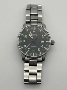 Herrenuhr Fortis Fliegeruhr Edelstahl matt Automatik 40mm - Bild 1 von 10