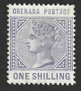 Grenada 1883 1/- pale violet SG 36 MH - Picture 1 of 2
