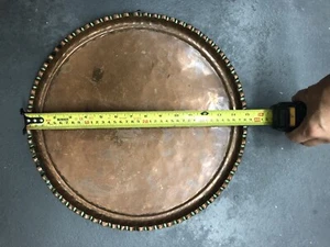 Arts And Crafts Copper Platter Tray - Picture 1 of 3
