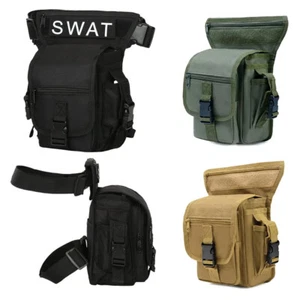 Tactical Drop Leg Bag Military Fanny Tool Thigh Pack Outdoor Sport Utility Pouch - Picture 1 of 14