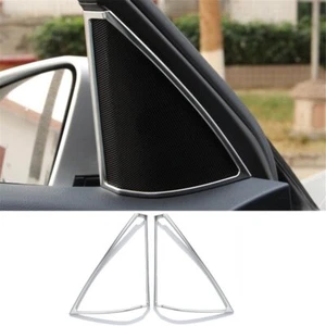 Cubierta de altavoz plateada para puerta ABS tweeter apta para Mercedes Benz Clase C W204 2010-14 - Imagen 1 de 8