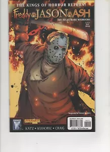 Freddy vs Jason vs Ash Nightmare Warriors #2, casi nuevo 9,4, primera impresión, 2009, escaneos - Imagen 1 de 2