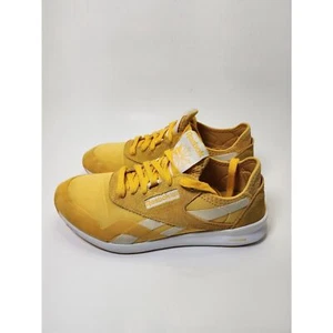 Reebok Classic Nylon Sneaker in Mustard Yellow Women's Size 8 - Picture 1 of 7