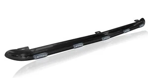 Roof Bar A + Flush LEDs x5 To Fit Peugeot Boxer 2007 - 2014 Van Flat Front BLACK - Picture 1 of 10