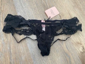 Agent Provocateur schwarzes "SPITZEN"-Slips - AP2 SMALL - brandneu mit Etikett - Bild 1 von 6