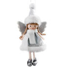 Christmas Angel Ornament Tree Wing Charm Annual Snow Doll Girl Snow New Life