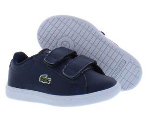 Lacoste Carnaby Evo Strap 319 PS Boys Shoes Size 5, Color: Navy Blue/Red