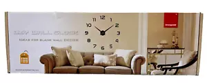 NEU OHNE ETIKETT/NEU IM KARTON VANGOLD DIY RAHMENLOSE WANDUHR - Modell HG-014 - BK - SCHWARZ - Bild 1 von 1